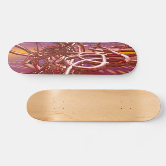 Metallrohre Abstrakt - 02 Skateboard (Horizontal)