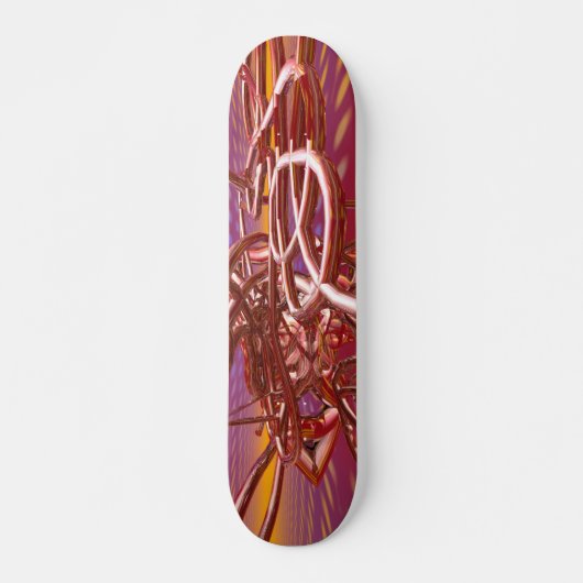 Metallrohre Abstrakt - 02 Skateboard (Vorne)