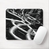 Metallrohre Abstrakt Mousepad (Mit Mouse)