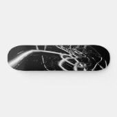 Metallrohre Abstrakt - Retro Skateboard (Horizontal)