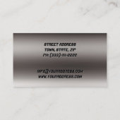 Metallrohrreparatur Visitenkarte (Rückseite)