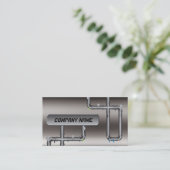 Metallrohrreparatur Visitenkarte (Stehend Vorderseite)