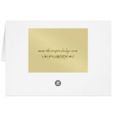 Metallrolle-Tabellen-Karte Großherzogin-Gold (Rückseite Horizontal)