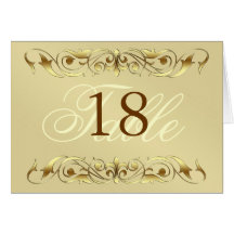 Metallrolle-Tabellen-Karte Großherzogin-Gold