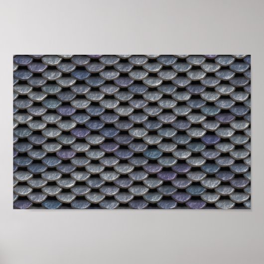 Metallrüstung-Teller Poster (Vorne)