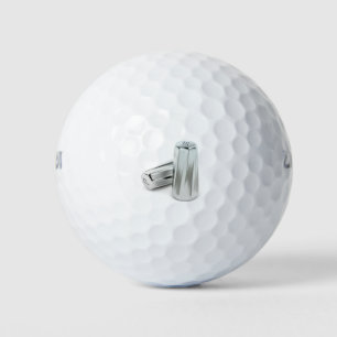 Metallsalz und Pfefferschüttler Golfball