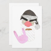 Metallsankt-Einladungen Einladung (Vorne/Hinten)