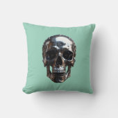Metallschädel Kissen (Vorderseite)