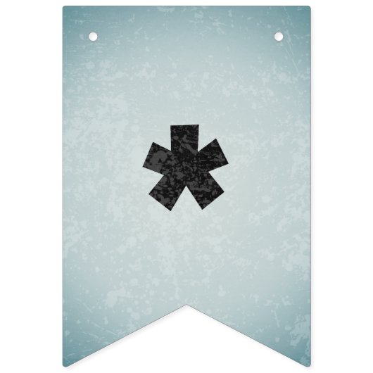 Metallschau zum Geburtstag / jede benutzerdefinier Wimpelkette (Erste Fahne)