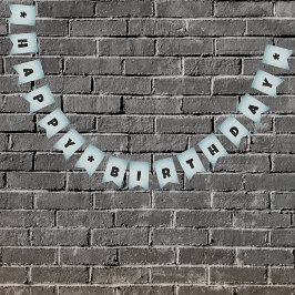 Metallschau zum Geburtstag / jede benutzerdefinier Wimpelkette