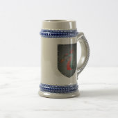 Metallschild-Drache mit Text Bierglas (VorderseiteRechts)