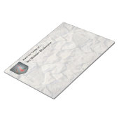 Metallschild Dragon Stone Look Notizblock (angewinkelt)