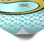 Metallschlange Poster (Ecke)