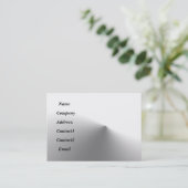 Metallschlauch Visitenkarte (Stehend Vorderseite)