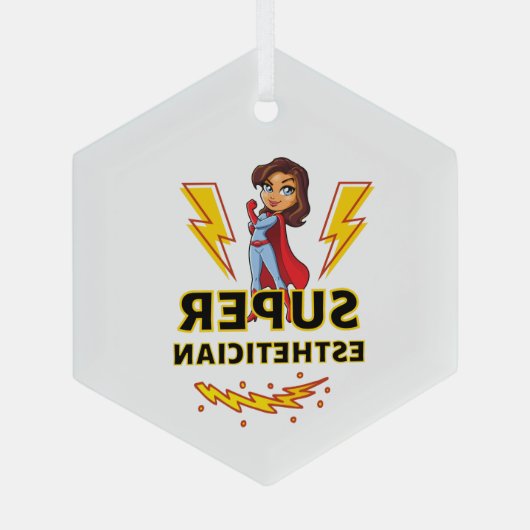 Metallschmuck Ornament Aus Glas (Rückseite)