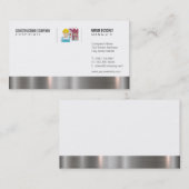 Metallschneider für Bauarbeiter Visitenkarte (Vorne/Hinten)