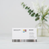 Metallschneider für Bauarbeiter Visitenkarte (Stehend Vorderseite)