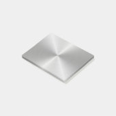 Metallschularbeit berufliche Grunge Post Notiz (angewinkelt)