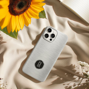 Metallsilber-Bild aus gebürstetem Aluminium Case-Mate iPhone Hülle