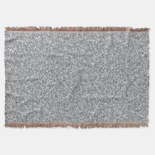 Metallsilber-Glitzer Decke