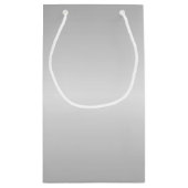 Metallsilber Kleine Geschenktüte (Rückseite)