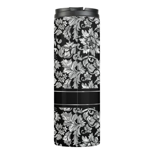 Metallsilber Thermosbecher (Rückseite)