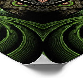 Metallskulptur Mandala Poster (Ecke)