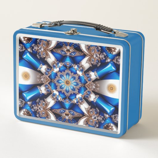 Metallsteine ohne Lunchbox mit argentinischen Farb (Vorderseite)