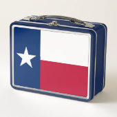 Metallsteine ohne Lunchbox mit texanischer Staatsf (Vorderseite)