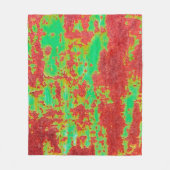 Metallstruktur mit Kratzer- und Risseffekt, ab Fleecedecke (Vorderseite)