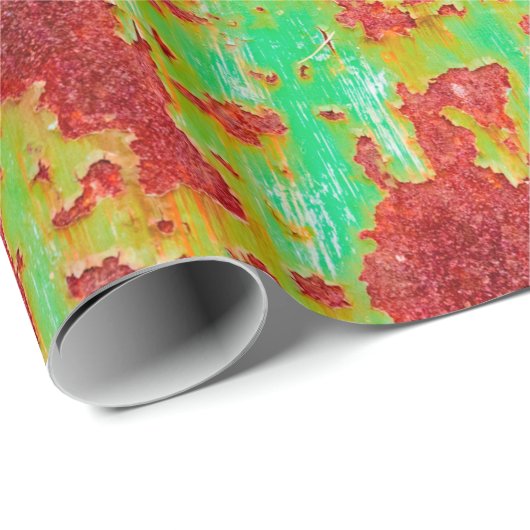 Metallstruktur mit Kratzer- und Risseffekt, ab Geschenkpapier (Rolleneckpunkt)