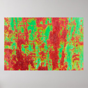 Metallstruktur mit Kratzer- und Risseffekt, ab Poster