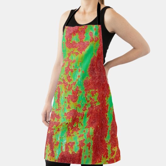 Metallstruktur mit Kratzer- und Risseffekt, ab Schürze (InSitu)