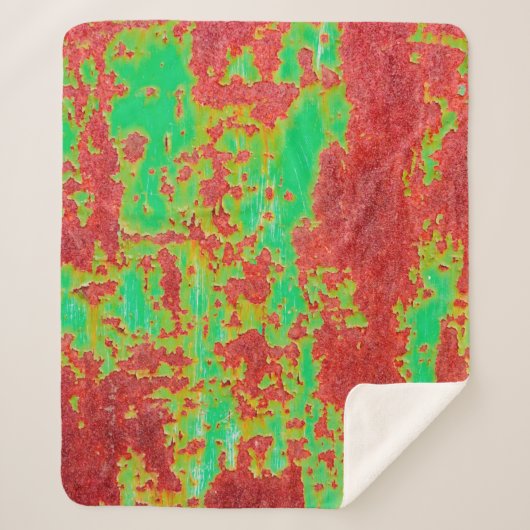 Metallstruktur mit Kratzer- und Risseffekt, ab Sherpadecke (Vorderseite)