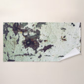 Metallstruktur mit Kratzern und Cracksabstract Badehandtuch (Badehandtuch)
