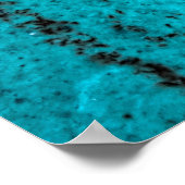 Metallstruktur mit Kratzern und Cracksabstract, ei Poster (Ecke)