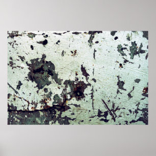 Metallstruktur mit Kratzern und Cracksabstract, ei Poster