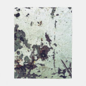 Metallstruktur mit Kratzern und Cracksabstract Fleecedecke (Vorderseite)