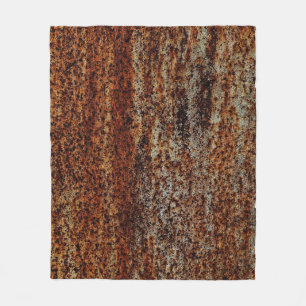 Metallstruktur mit Kratzern und Cracksabstract Fleecedecke