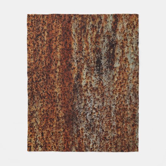 Metallstruktur mit Kratzern und Cracksabstract Fleecedecke (Vorderseite)