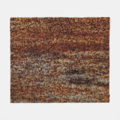 Metallstruktur mit Kratzern und Cracksabstract Fleecedecke (Vorderseite (Horizontal))