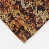 Metallstruktur mit Kratzern und Cracksabstract Fleecedecke (Ecke)