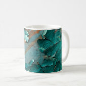 Metallstruktur mit Kratzern und Cracksabstract Kaffeetasse (VorderseiteRechts)