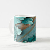 Metallstruktur mit Kratzern und Cracksabstract Kaffeetasse (Vorderseite Links)