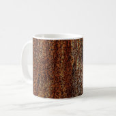 Metallstruktur mit Kratzern und Cracksabstract Kaffeetasse (Vorderseite Links)