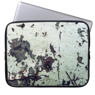 Metallstruktur mit Kratzern und Cracksabstract Laptopschutzhülle