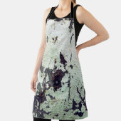 Metallstruktur mit Kratzern und Cracksabstract Schürze (InSitu)