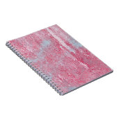 Metallstruktur mit Kratzern und Rissen abstrakt, Notizblock (Rechte Seite)