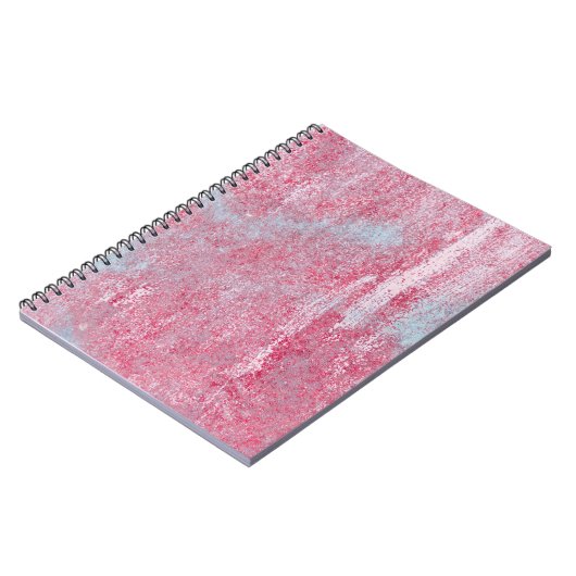 Metallstruktur mit Kratzern und Rissen abstrakt, Notizblock (Linke Seite)