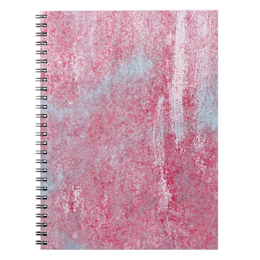 Metallstruktur mit Kratzern und Rissen abstrakt, Notizblock (Vorderseite)